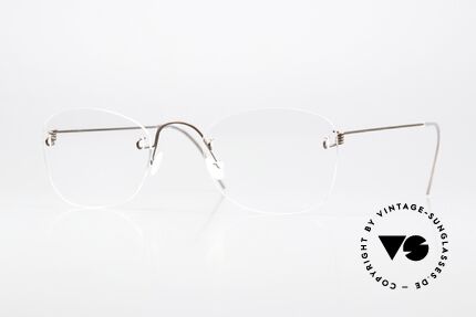 Lindberg Air Titan 243 Almost Invisible Glasses, rimless vintage specs from the Lindberg Air Titan series, Made for Men and Women