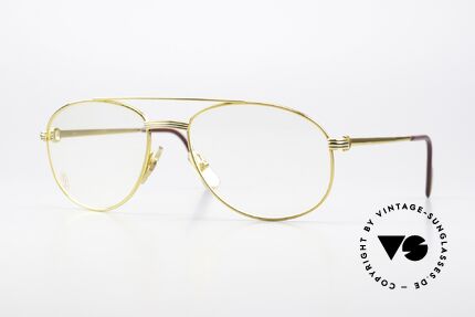Cartier Driver - M 90's Luxury Aviator Frame Details
