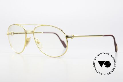 Cartier Driver - M 90's Luxury Aviator Frame, perfect fit & very pleasant to wear; medium size 57/18, Made for Men