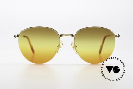 Cartier Colisee - S Round Luxury Shades 90's, model of the 'Semi-Rimless' Collection by CARTIER, Made for Men and Women