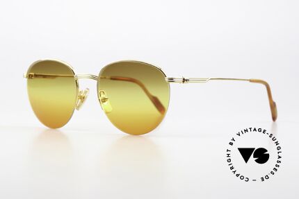 Cartier Colisee - S Round Luxury Shades 90's, luxury Cartier half-frame, -lightweight and flexible, Made for Men and Women