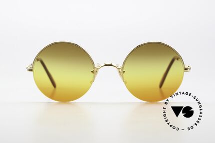 Cartier Mayfair - S Triple Gradient Sun Lenses, SMALL round sunglasses in S size 45°20, 135, Made for Men and Women