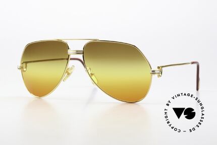 Cartier Vendome LC - M Iconic Aviator Sunglasses Details