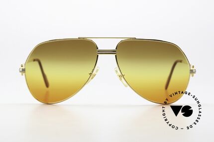 Cartier Vendome LC - M Iconic Aviator Sunglasses, model "Vendome" was launched in 1983 & made till 1997, Made for Men and Women