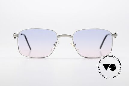 Cartier Temper 90's Frame Brushed Platinum, precious and timeless design, in medium size 54°20, Made for Men