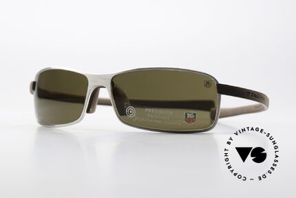 Tag Heuer 5018 Reflex With Polarized Sun Lenses, with “racing” temples made of elastomer rubber, Made for Men