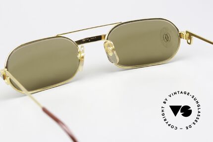 Cartier MUST Santos - M Elton John 80's Sunglasses, NO RETRO eyewear; a 35 years old vintage ORIGINAL, Made for Men