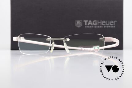 Tag Heuer 3107 Reflex Titanium Specs Rimless, NOT retro eyeglasses, but an original from 2004, Made for Men