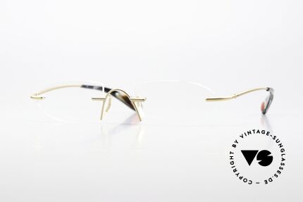 Bugatti 356 Odotype Sporty Men's Specs Rimless, original BUGATTI high-tech eyeglass-frame, Made for Men