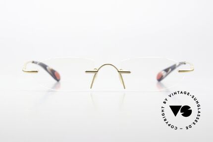 Bugatti 356 Odotype Sporty Men's Specs Rimless, distinctive design of the ODOTYPE SERIES, Made for Men