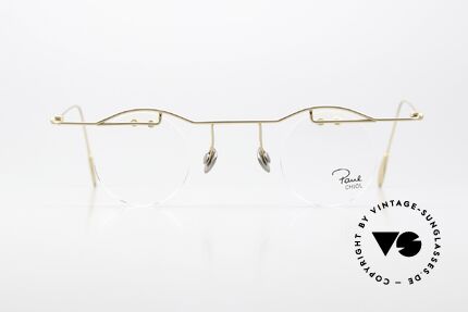 Paul Chiol 1999 Architects Vintage Frame, a synonym for sophisticated rimless spectacles, Made for Men and Women