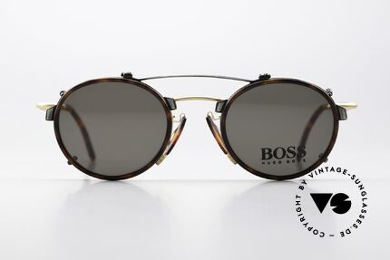 BOSS 4707 Sun Clip Panto Frame 90's, grand original in premium quality from the 1990s, Made for Men