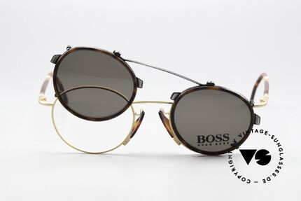 BOSS 4707 Sun Clip Panto Frame 90's, Size: medium, Made for Men