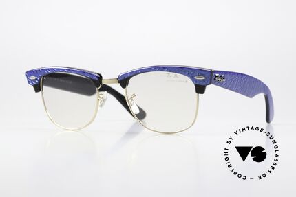 Ray Ban Clubmaster Hybrid Customized One Of A Kind Details
