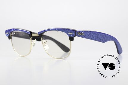 Ray Ban Clubmaster Hybrid Customized One Of A Kind, slightly modified Clubmaster front; size 49/22, Made for Men and Women