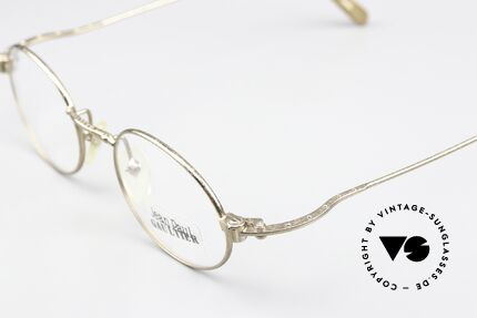 Jean Paul Gaultier 55-6105 Vintage Frame Antique Gold, unworn (like all our rare old 1990's designer glasses), Made for Men and Women