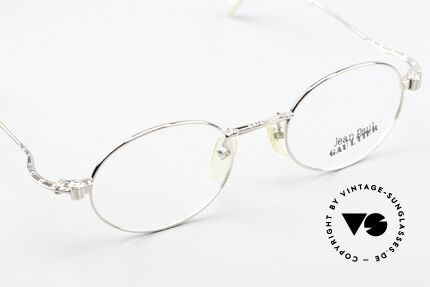 Jean Paul Gaultier 55-6105 Oval 90's Japan Eyewear, the frame is made for optical or sun lenses optionally, Made for Men and Women