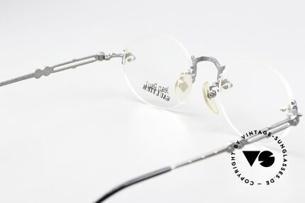 Jean Paul Gaultier 55-4172 Rimless 90s Designer Glasses, demo lenses can be replaced with optical (sun) lenses, Made for Men and Women