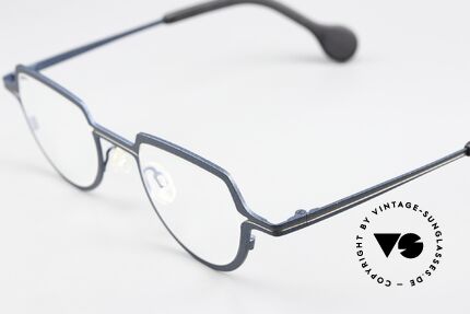 Theo Belgium Rope Interesting Designer Frame, fancy color code 380 (dark blue & gray); M-L size, Made for Men and Women