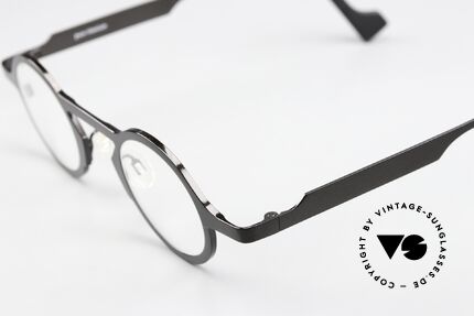Theo Belgium Africa Round Designer Frame Unisex, timeless color code 367 (classic black); M-L size, Made for Men and Women