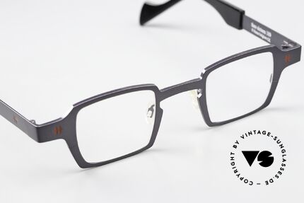 Theo Belgium Sixteen Square Titan Designer Specs, unworn; like all our vintage Theo eyewear specs, Made for Men and Women