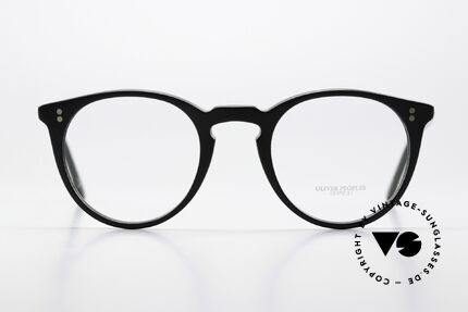 Oliver Peoples O'Malley Matt Black Frame From 2017, one of the most recognizable frames in O.P.’ history, Made for Men and Women