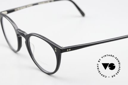 Oliver Peoples O'Malley Matt Black Frame From 2017, one of the favorite models of OP founder Larry Leight, Made for Men and Women