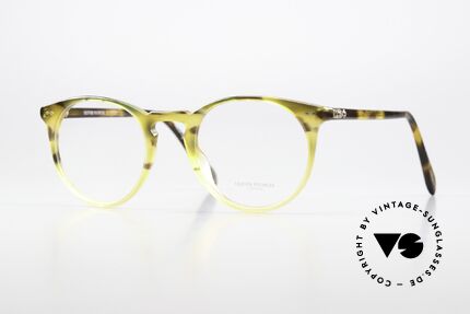 Oliver Peoples Sir O'Malley Made In Italy Frame 2016 Details