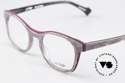 JF Rey JF1340 Grey Marbled And Pink, for minimalist styles and innovative frame materials, Made for Women