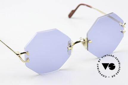 Cartier Rimless Octag One Of A Kind Customized, unworn rarity comes with an original case by Cartier, Made for Men and Women