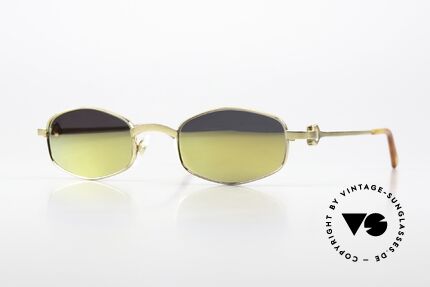 Cartier Ginger Luxury Shades Gold Mirrored Details