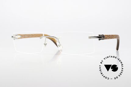 Cartier Formentera Africa Bubinga Wood Glasses Details