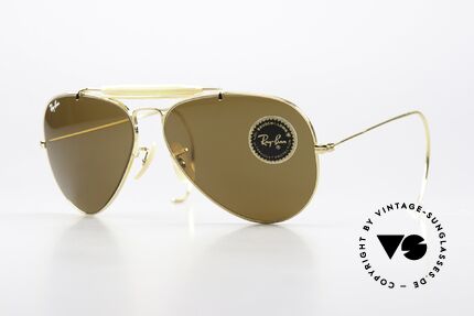 Ray Ban Outdoorsman Rare 58mm Frame Size Details