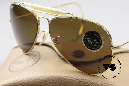 Ray Ban Outdoorsman Rare 58mm Frame Size, NO RETRO; an 80's original in untouched condition, Made for Men and Women