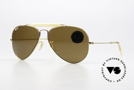 Ray Ban Outdoorsman Rare 58mm Size Shades Details
