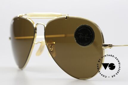 Ray Ban Outdoorsman Rare 58mm Size Shades, made in the 70's and 80's by Bausch&Lomb, USA, Made for Men and Women