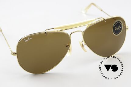 Ray Ban Outdoorsman Rare 58mm Size Shades, unworn, NOS with orig. hard case, collector's item, Made for Men and Women