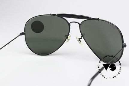 Ray Ban Outdoorsman II G15 Black Chrome Edition, NO RETRO; an 80's original in untouched condition, Made for Men