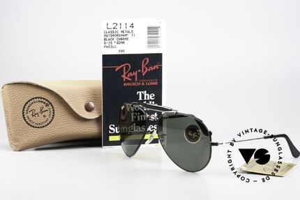Ray Ban Outdoorsman II G15 Black Chrome Edition, Size: large, Made for Men