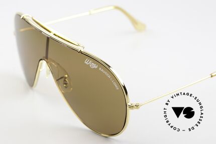 Sunglasses Bausch Lomb Wings Amber Rose Vintage Shades