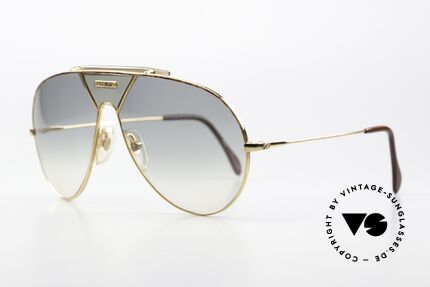 Alpina TR4 Miami Vice Sunglasses 80s, ORIGINAL from 1986 (W. Germany), large size 60-14, Made for Men