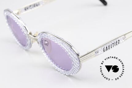 Jean Paul Gaultier 56-5201 Notre Dame Sunglasses 1997, a true EYE-CATCHER in high-end quality from 1997, Made for Women