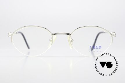Fred Feroe - S Platinum Plated Eyewear, marine design (distinctive Fred) in high-end quality!, Made for Men and Women