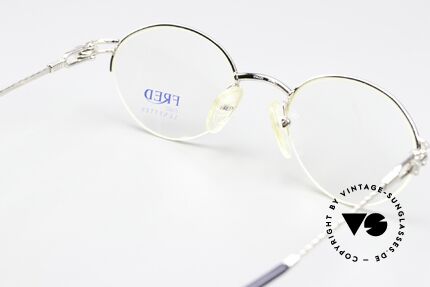 Fred Feroe - S Platinum Plated Eyewear, unworn, like all our precious vintage Fred eyeglasses, Made for Men and Women