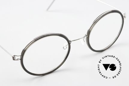 Lindberg Cameron 48 Air Titan Rim Round Frame Women Men, Size: medium, Made for Men and Women