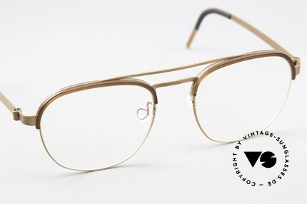 Lindberg 9848 Strip Titanium Titanium Frame Unisex, unworn, new old stock with original case by Lindberg, Made for Men and Women