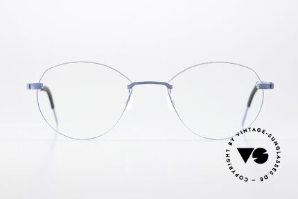 Lindberg 2379 Strip Titan Rimless Glasses Fine Rim, DEMO lenses are fixed rimless, yet with a fine edge, Made for Men and Women
