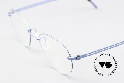 Lindberg 2379 Strip Titan Rimless Glasses Fine Rim, resilient & flexible frame (lens shape can be modified), Made for Men and Women