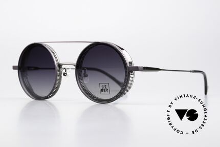 JF Rey 3025 Designer Frame Clip-On, color 0019 = anthracite / gray-crystal patterned, Made for Men and Women