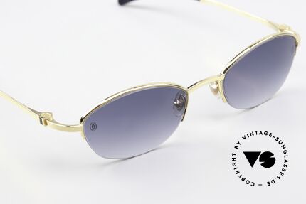Cartier Anakie Jewelry Collection Glasses, with original Cartier sunglasses: blue gradient, Made for Women